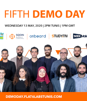Flat6Labs Tunis Hosts Its Fifth Demo Day & Graduates 8 Startups Digitally